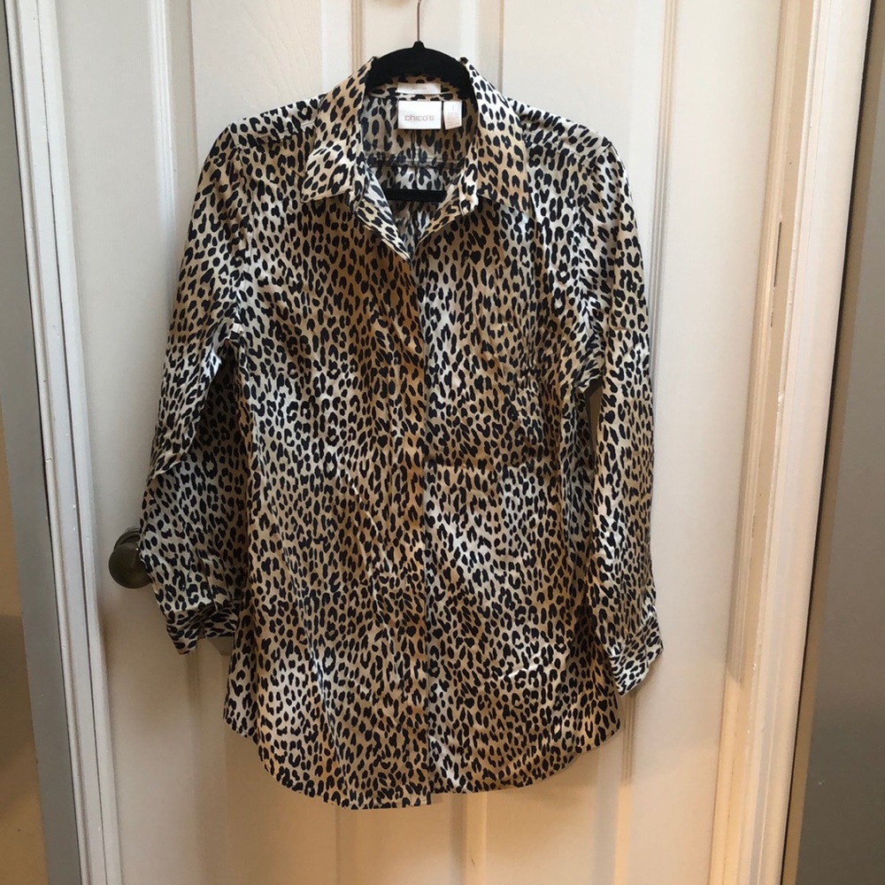 Chico’s no iron shirt size 1
